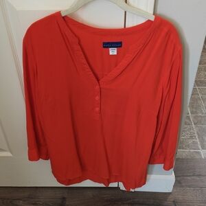 Simply Styled Women's Bright Orange Blouse